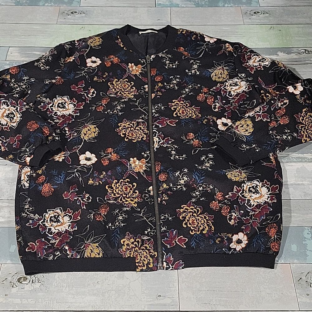 Floral Print Sophie Rue Jacket sz Large